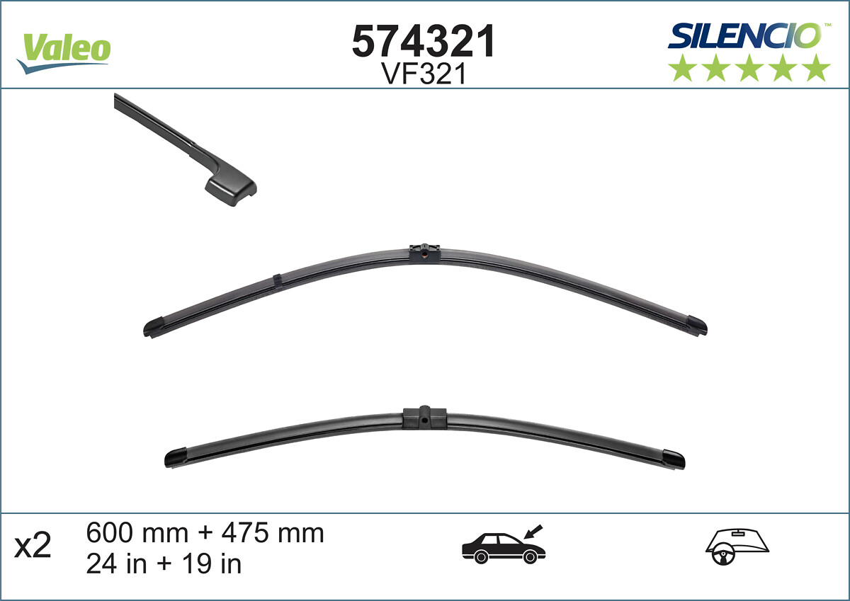 Щетка стеклоочистителя - 574321 VALEO